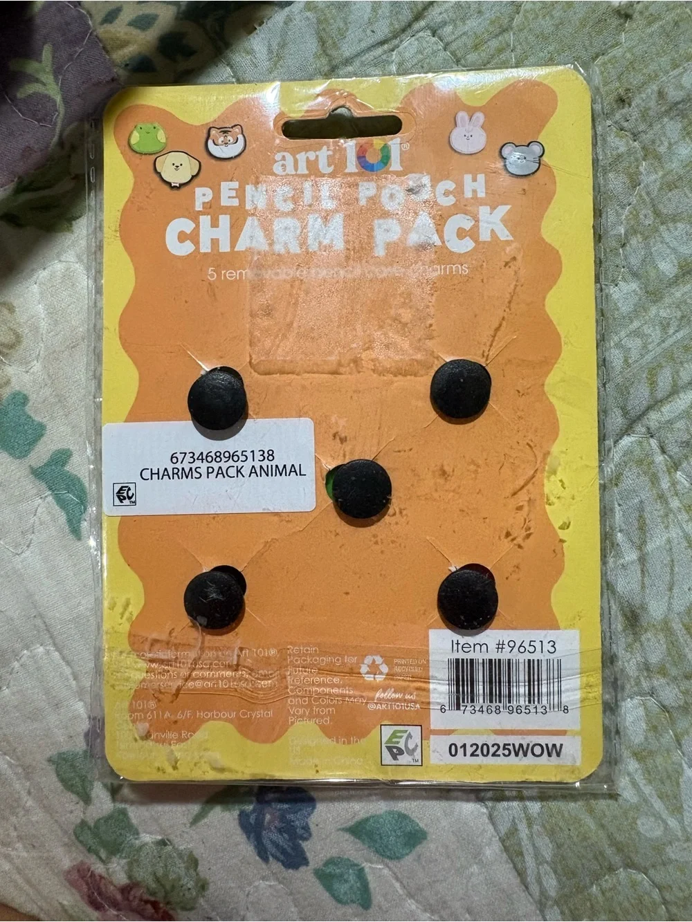 ArtLab Animal Pencil Pouch Charm Pack — Assorted Colors